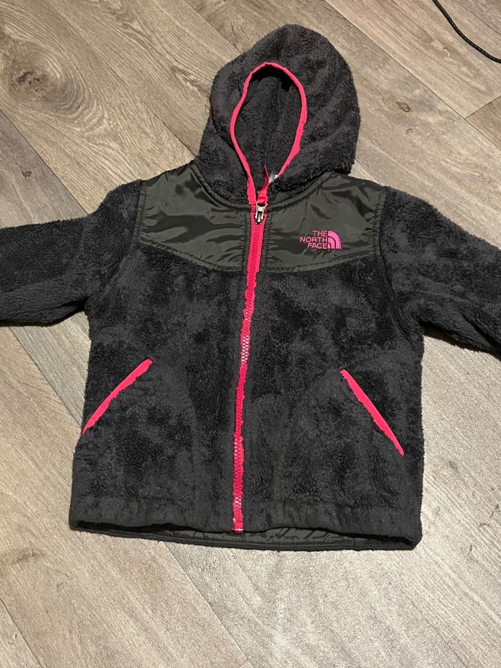 Girls north face fleece jacket